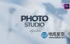 PR预设-摄影师影棚拍摄工作室文本标题排版片头动画