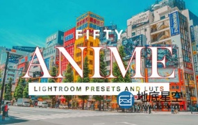LUT预设+Lightroom预设-50游戏动漫风格的调色预设