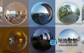 环境贴图-6个HDRI高动态贴图预设 Gumroad – HDRI Collection – Six Shades of Swedish Summer