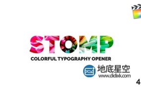 FCPX插件-时尚动感快节奏卡点文字排版宣传动画Motion 模板