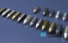 C4D材质-19个C4D金属材质合集 Metal C4D material