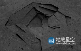 C4D工程-模拟地面塌陷出大坑动画