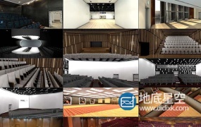 C4D预设-50个会议会场模型预设合集 The Pixel Lab – Events and Venues Pack For C4D