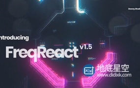 AE脚本-音乐律动节奏可视化BPM视觉效果 FreqReact v1.5 Win/Mac