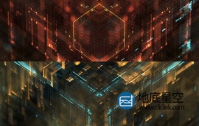 贴图素材-24组8K高分辨率抽象电子科技风格纹理贴图 SUBSTRATE – Abstract tech pack