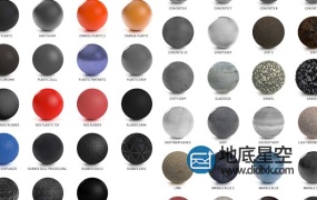 C4D材质-500+C4d OctaneRender材质预设合集