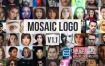 AE模板-马赛克相册拼贴照片logo标志展示动画 Mosaic Photos Logo Reveal V 1.1