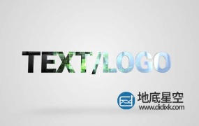 AE模板-干净明亮的高科技计算机CPU处理器网络像素快速闪亮耀斑logo标志展示动画