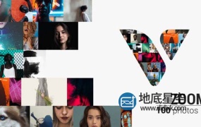 AE模板-可以放100张照片或视频的无限变焦创意开场片头动画