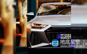 3D模型-奥迪性能车RS7 Sportback 2020真实汽车高质量