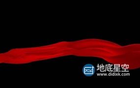 视频素材-红丝带红绸飞舞视频素材
