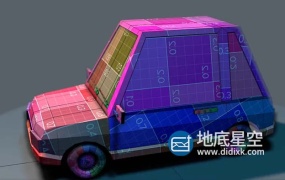 C4D教程-模型贴图烘焙教程 Cineversity – Toon Car Texturing & Baking Techniques