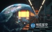 C4D教程-太空列车场景渲染教程 Skillshare – Create A Space Train Scene With Cinema 4D & Redshift Render