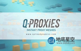 3DS MAX插件-场景模型代理优化插件 Q-Proxies v1.15