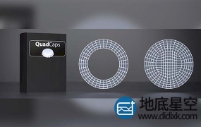 C4D插件-多变形封闭孔洞插件 C4DZone QuadCaps 1.0 For Cinema 4D R23 Win破解版