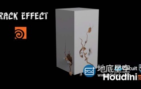 Houdini裂痕破碎特效教程 CGCircuit – Houdini Crack Effect
