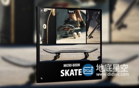 音效素材-327个激情极限运行滑轮滑板音效 Skate