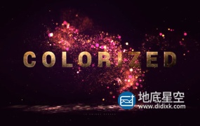 AE模板-梦幻粒子飘动文字标题动画 Magic Fairy Particles Titles