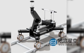 3D模型-C4D摄像机轨道车模型