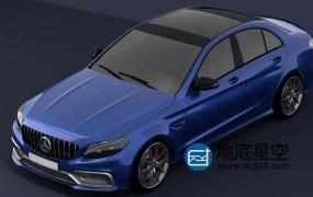 3D模型-梅赛德斯-奔驰C63轿车模型