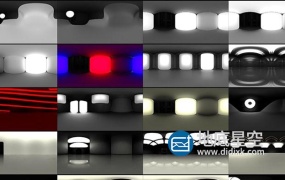 贴图素材-31组常用产品环境布光HDRI贴图合集