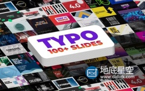 PR预设-100种2d3d抽象彩色图形海报文字排版小标题动画 Typography MOGRTs