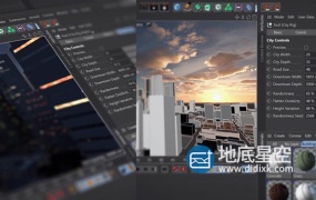 C4D模型预设-灰猩猩GSG城市模型预设