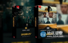 LUTs预设-专业电影级多类型LUTs调色预设