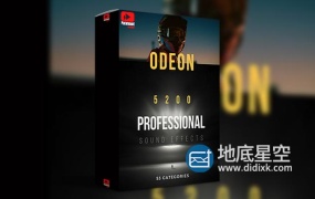音效素材-5213个大气电影撞击相机打字机无人机过渡机器环境节奏氛围无损音效 ODEON Cinematic Sound Effects Pack