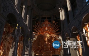 3D模型-C4D OCTANE教堂佛像千手观音塑像模型