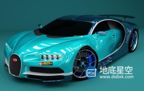 3D模型-布加迪 Chiron 2017款模型