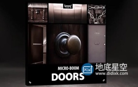 音效素材-2100个各种木门和金属门电动门橱柜等关门开门吱吱声砰砰声隆隆声无损音效