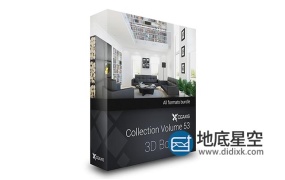 3D模型-书本杂志模型 CGAxis Models Volume 53 3D Books III