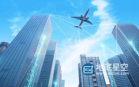 视频素材-城市建筑CBD科技粒子光线特效合成视频