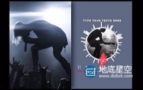 FCPX模板-媒体音乐播放器音频可视化动画 Custom Media Player