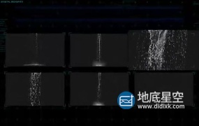视频素材-27组水流向下往下滴水视频