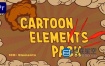 PR预设-100组手绘火焰灰尘能源卡通元素效果动画 100 Cartoon Elements