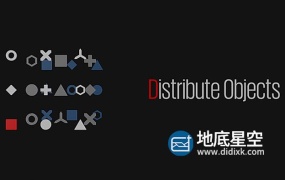 Blender插件-模型物体排列插件 Distribute Objects Addon V1.00