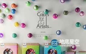 3DS MAX Corona渲染器色卡预设包 ColorsForCGArtists – Tools For Corona V5
