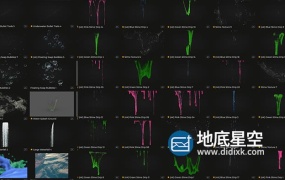 视频素材-4K粘稠液体流体水冰素材