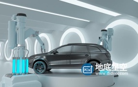 3D模型-7组流水线智能机械臂自动组装机器人模型