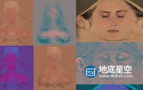 贴图素材-女性皮肤图片素材贴图