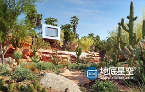 3D模型-墨西哥植物仙人掌模型