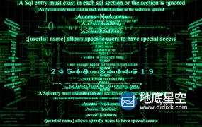 视频素材-流动的计算机数据