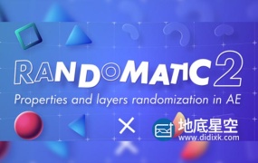 AE脚本-图层颜色属性随机化 Randomatic 2 v2.0.3 + 使用教程