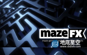 AE脚本-迷宫地图生成通关路径动画 mazeFX v1.32