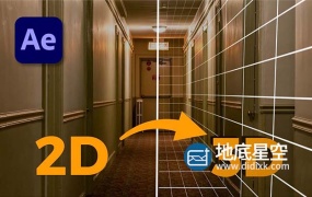 AE脚本-平面照片转三维空间映射动画 Camera Projection Script + 使用教程