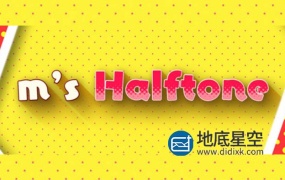 AE插件-黑白圆点填充半调风格特效m’s Halftone v1.5.0 Win中文汉化版