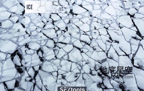音效素材-100个冰块破碎结冰裂开无损音效