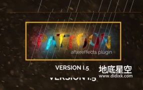 AE插件-图层纹理贴图背景制作 Pattoon V1.6 Win/Mac